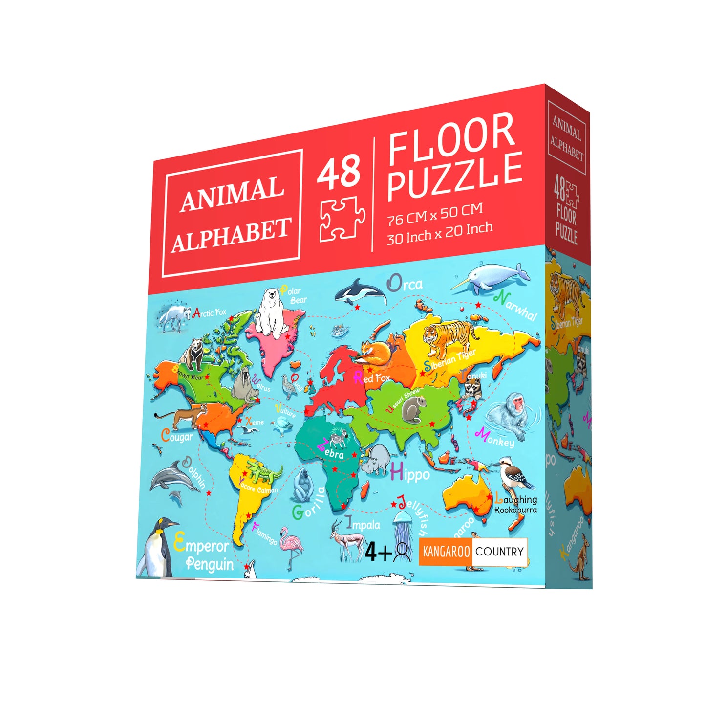Animal Alphabet 48 Piece Jigsaw Puzzle