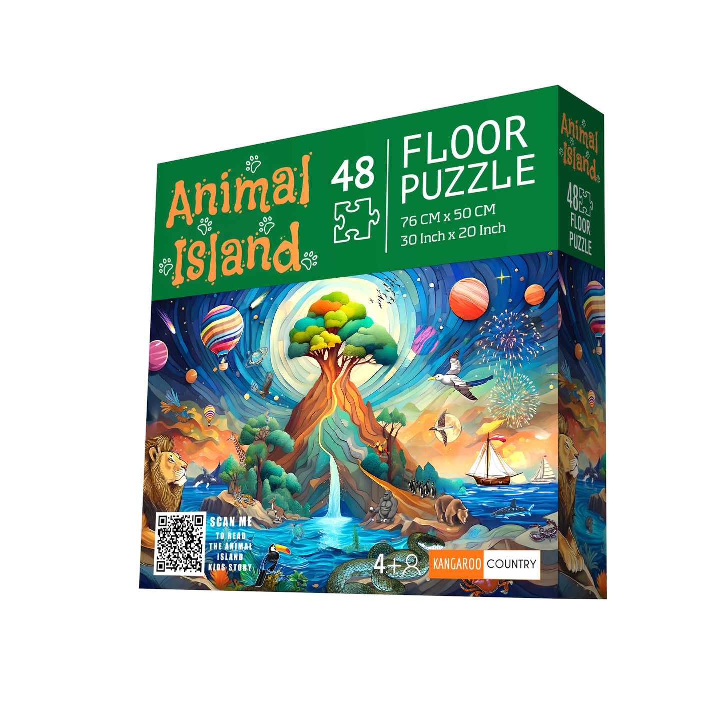 Animal Island 48 Piece Jigsaw Puzzle