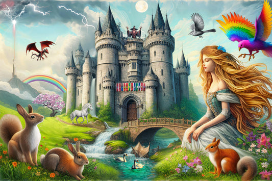 COMING SOON! The Rainbow Princess 48 Piece Jigsaw Puzzle