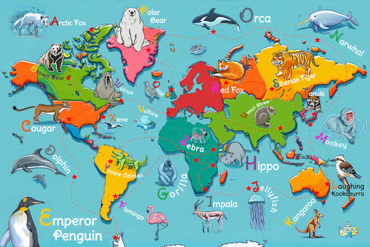COMING SOON! Animal Alphabet 48 Piece Jigsaw Puzzle