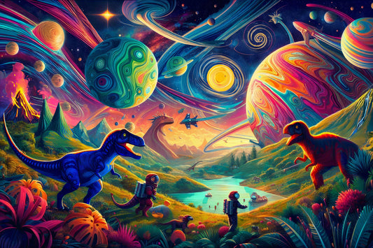 Dino Mountain 48 Piece Jigsaw Puzzle