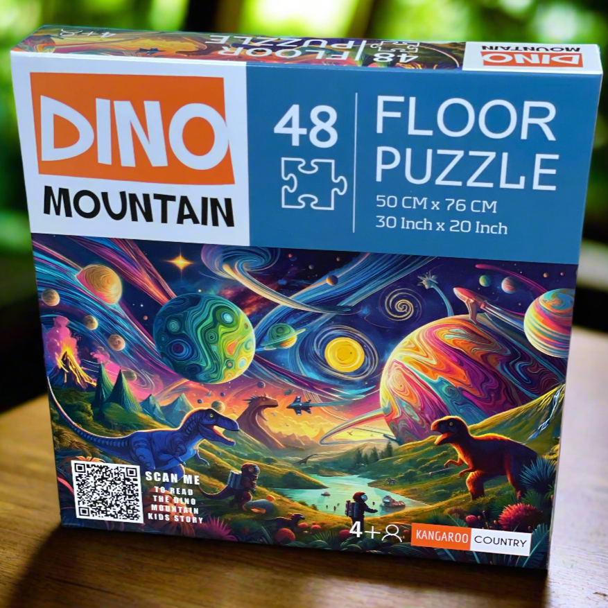 Dino Mountain 48 Piece Jigsaw Puzzle