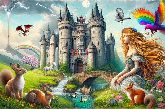 COMING SOON! The Rainbow Princess 48 Piece Jigsaw Puzzle
