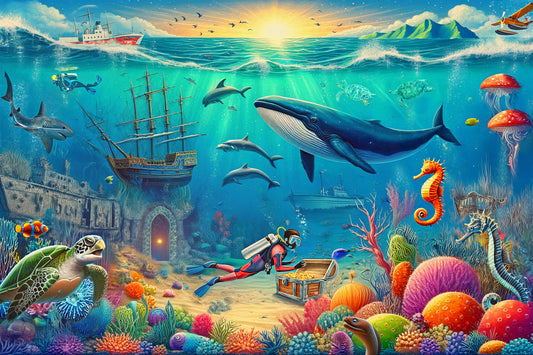 COMING SOON! The Sunken Treasure 48 Piece Jigsaw Puzzle