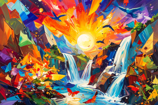 1000 Piece WaterFall